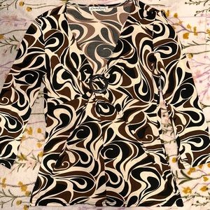 Vintage Claudia Richard Retro Top